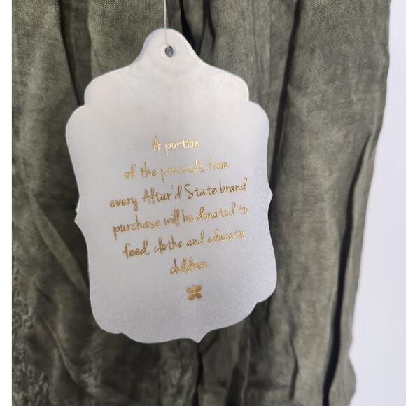 Altar'd State Green Top - Women's Size Small - NWT - Picture 4 of 5